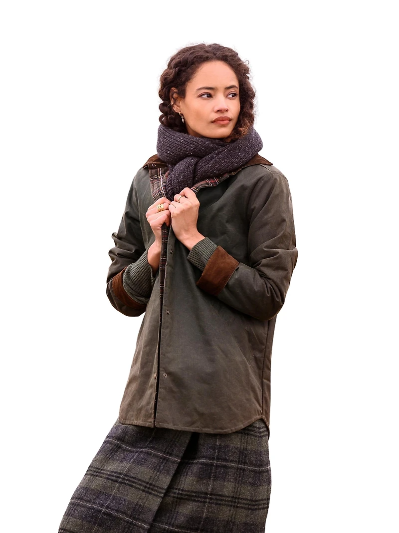 Celtic & Co. Women's Wax Cotton Overshirt