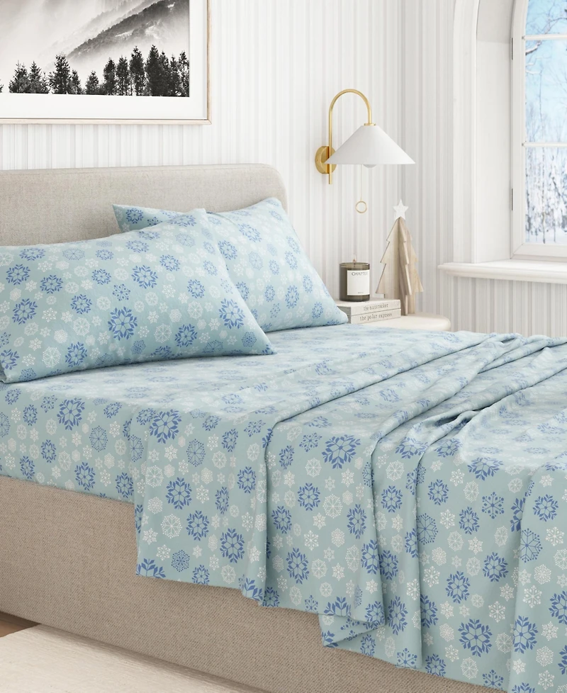 Linery & Co. 100% Turkish Cotton Winter Flannel Sheet Set