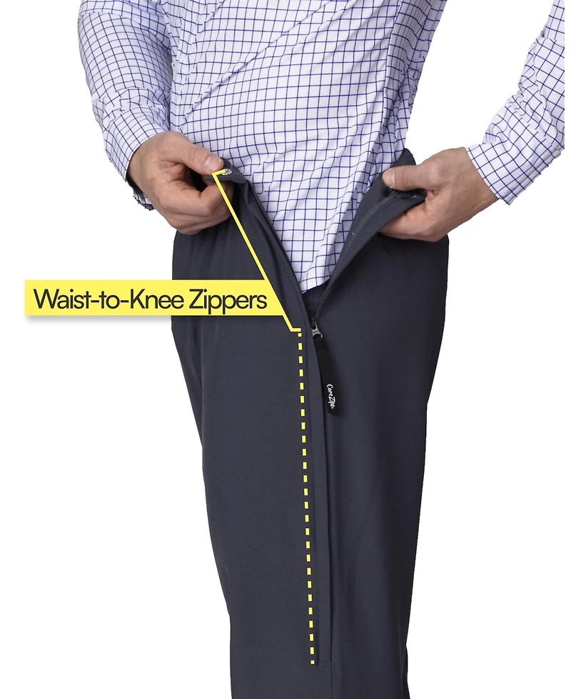 Joe & Bella Men's CareZips Adaptive Three-Zipper Adaptive Pants.
