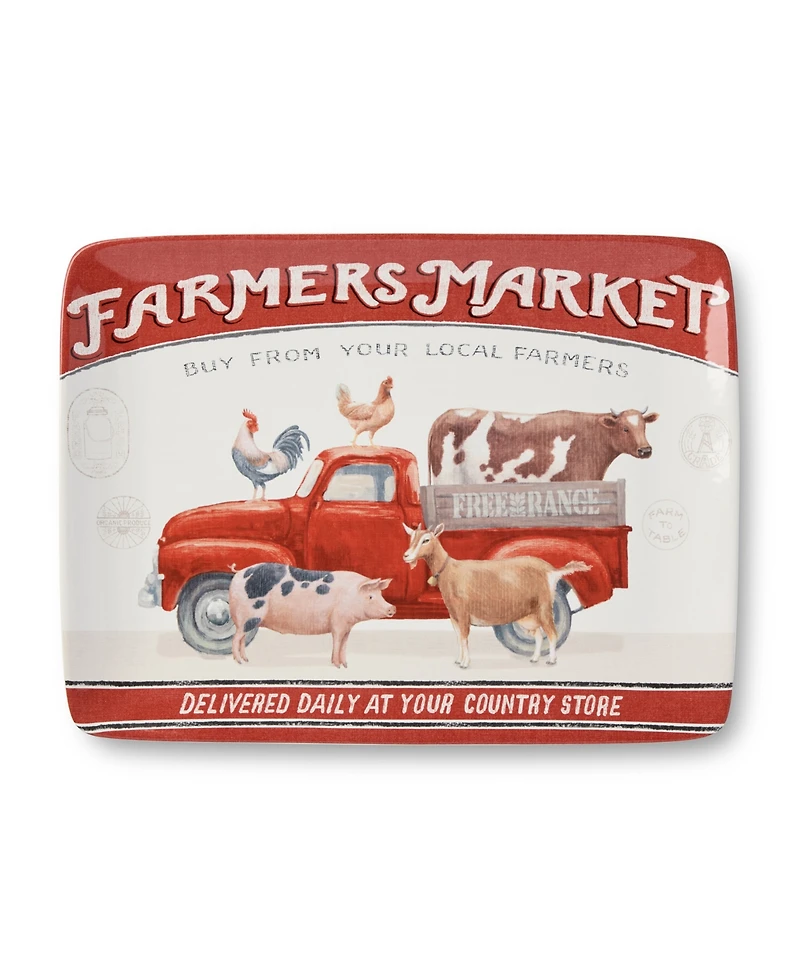 Certified International Vintage Farm Rectangular Platter