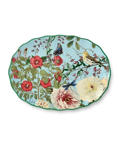 Certified International Flora Oval Platter