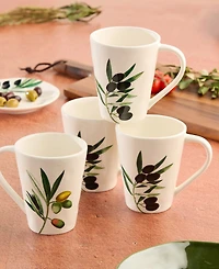 Certified International Olivia Mugs, Set of 4