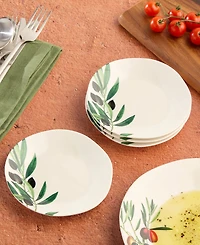 Certified International Olivia Canape Plates, Set of 4, Service for 4