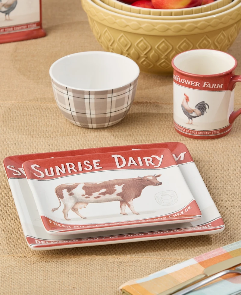Certified International Vintage Farm 16-Pc. Dinnerware Set, Service for 4