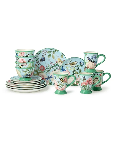 Certified International Flora 16-Pc. Dinnerware Set, Service for 4