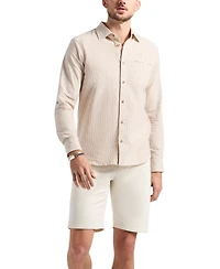 Men's Simbo Modern-Fit Stripe Button-Down Shirt