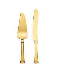 Lenox Portola Satin Gold 2-Pc. Dessert Set