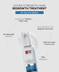 Ds Laboratories Spectral.uhp Men's Extra Strength Hair Regrowth Treatment With Minoxidil 5%, 60 ml