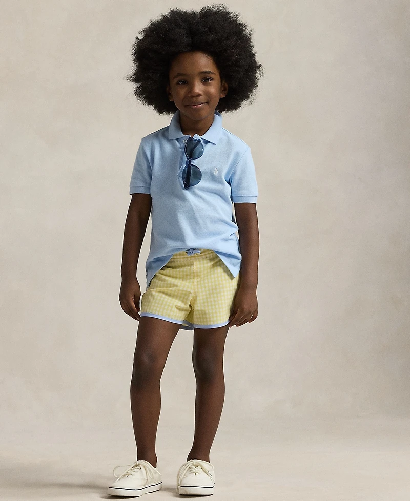 Polo Ralph Lauren Toddler and Little Boys Gingham Swim Trunk