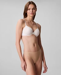 Calvin Klein Women's Invisibles Microfiber Stretch Thong Underwear D3428