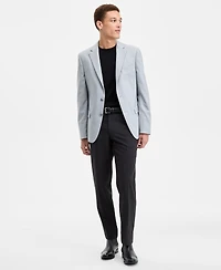 Tommy Hilfiger Men's Modern-Fit Gray Herringbone Sport Coat