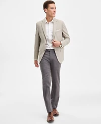 Tommy Hilfiger Men's Modern-Fit Gray Herringbone Sport Coat