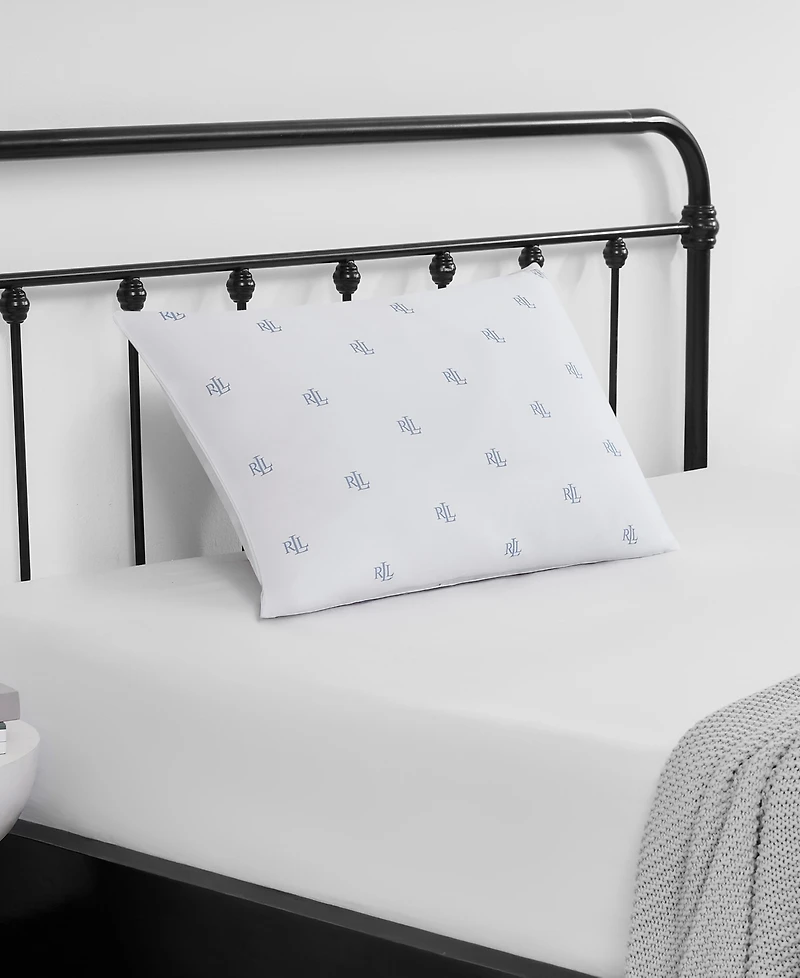 Lauren Ralph Lauren Logo Extra Firm Density Down Alternative Pillow, King