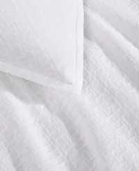 Tommy Hilfiger Monogram Matelasse 3-Pc. Duvet Cover Set, Full/Queen