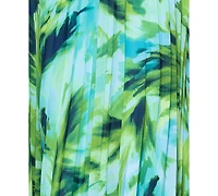 Xscape Women's Sleeveless Printed Chiffon Dress
