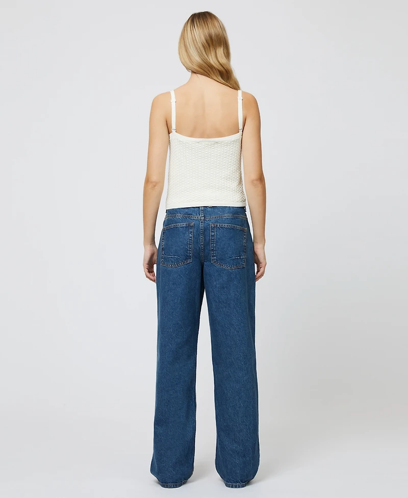 French Connection Women's Pointelle-Knit Tank