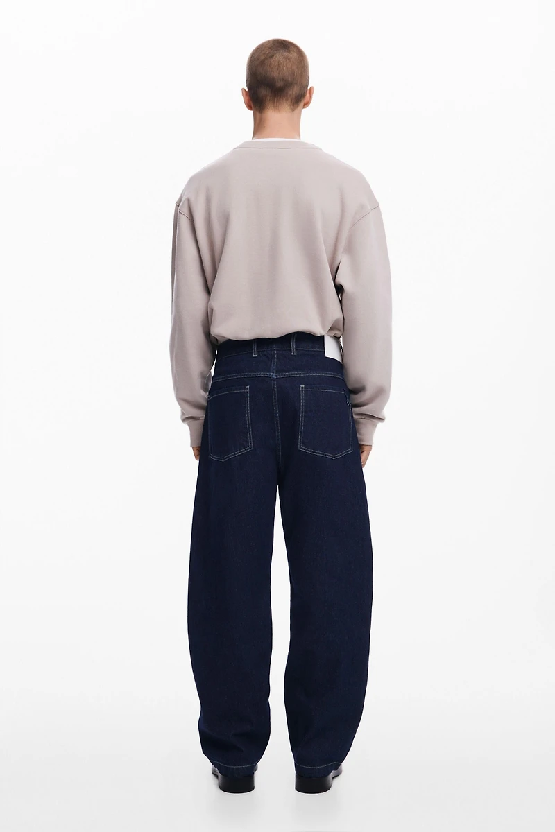 Desigual Men's Zigzag stitch jeans