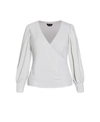 City Chic Plus Size Glowing Top