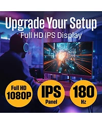 Westinghouse Inch Flat Gaming Monitor, 180Hz, 1ms, Amd FreeSync Support, Low Motion Blur, 1080p Full Hd Ips Display, for Office