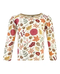 Hudson Baby Girls Thermal Long Sleeve Tees 5pk