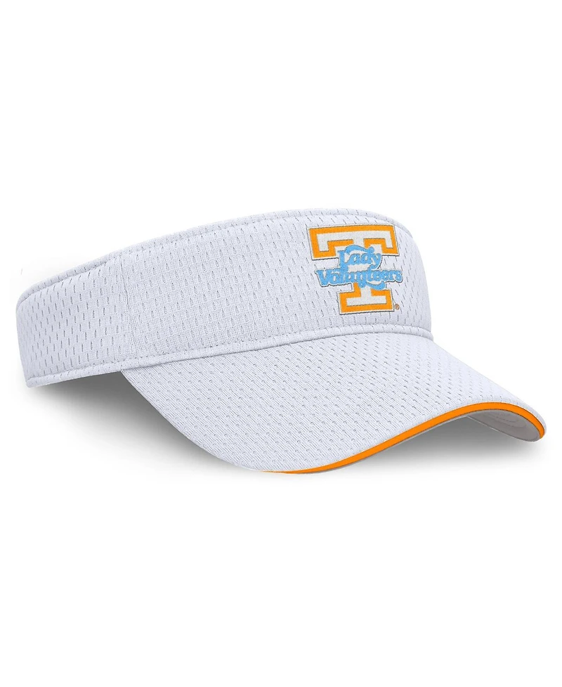Nike Men's and Women's White Tennessee Volunteers 2025 Dugout Softball Ace Performance Adjustable Visor Hat