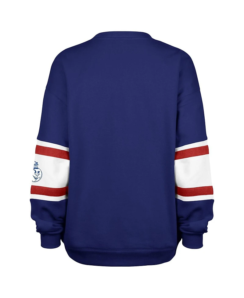 '47 Brand Women's Royal Sacramento Kings 2024/25 City Edition Steadfast Paneled Pullover Sweatshirt