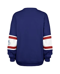 '47 Brand Women's Royal Sacramento Kings 2024/25 City Edition Steadfast Paneled Pullover Sweatshirt