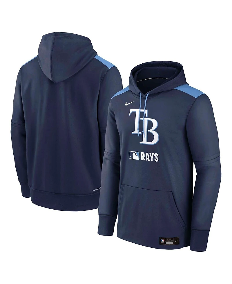 Nike Men's Navy Tampa Bay Rays Authentic Collection Performance Pullover Hoodie