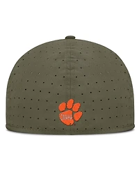 Nike Men's Olive Clemson Tigers On-Field Dugout True Performance Fitted Hat