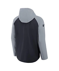 Nike Men's /Navy Detroit Tigers Authentic Collection Raglan Performance Full-Zip Jacket