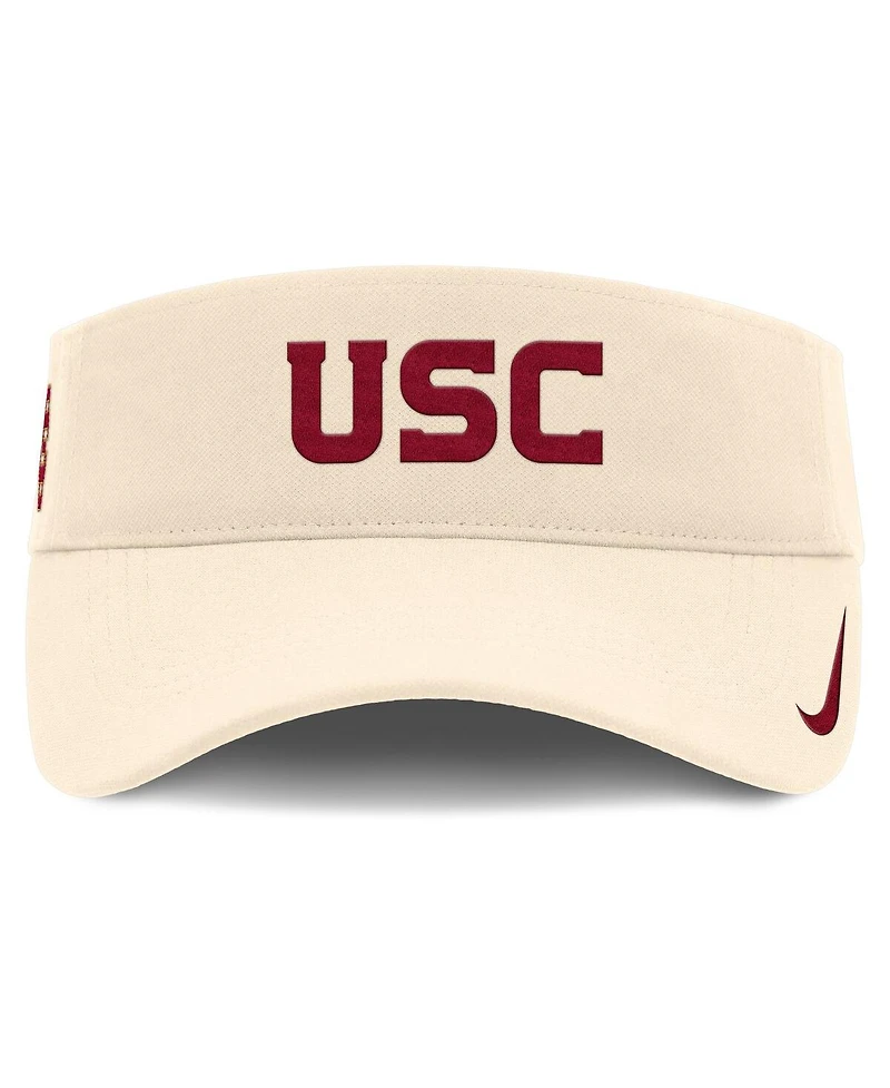Nike Men's Natural Usc Trojans Primetime Ace Adjustable Visor Hat