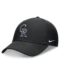 Nike Men's Black Colorado Rockies Club Performance Adjustable Hat