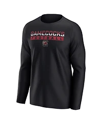 Fanatics Men's Black South Carolina Gamecocks Weekend Favorite Raglan Long Sleeve T-Shirt