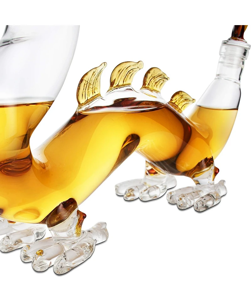 The Wine Savant Year Of The Dragon Whiskey and Wine Decanter