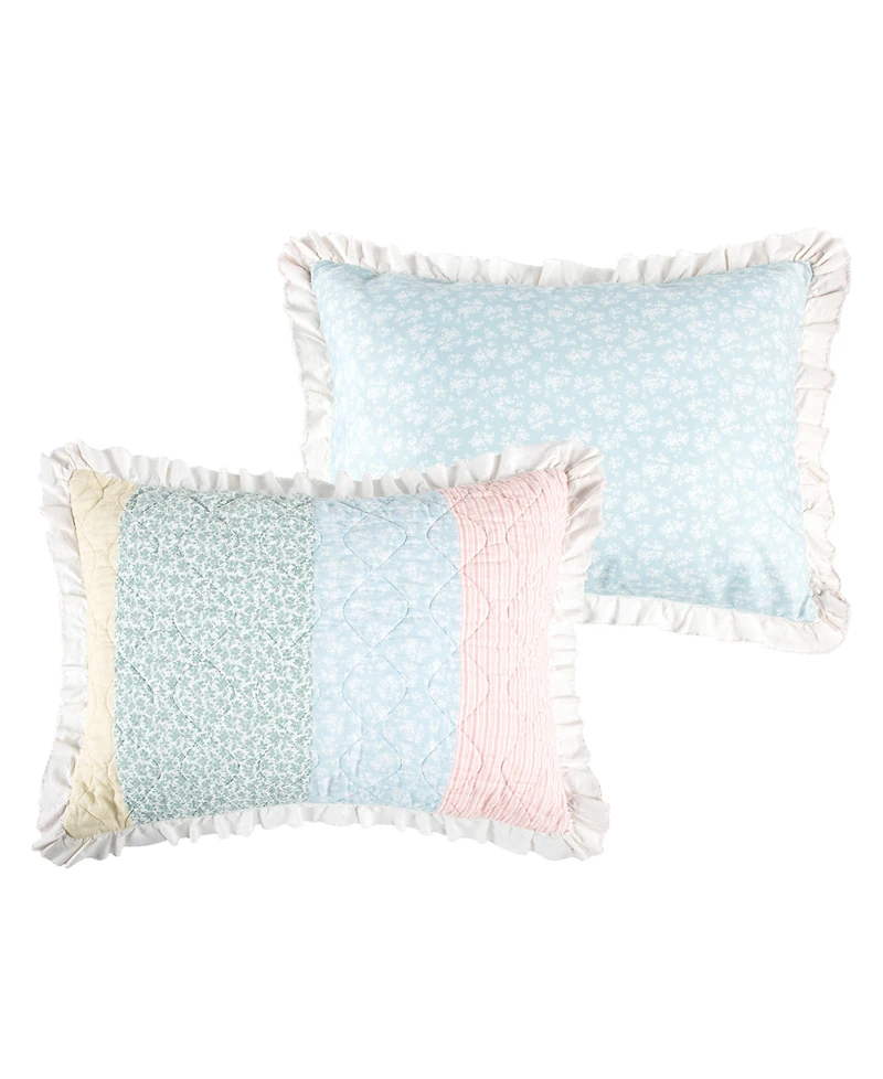 Greenland Home Fashions Ruffled Shabby Chic -Pc. Quilt Set