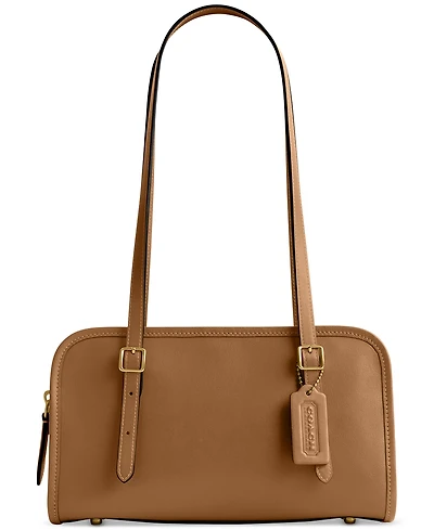 Coach Swing Zip Small Leather Shoulder Bag