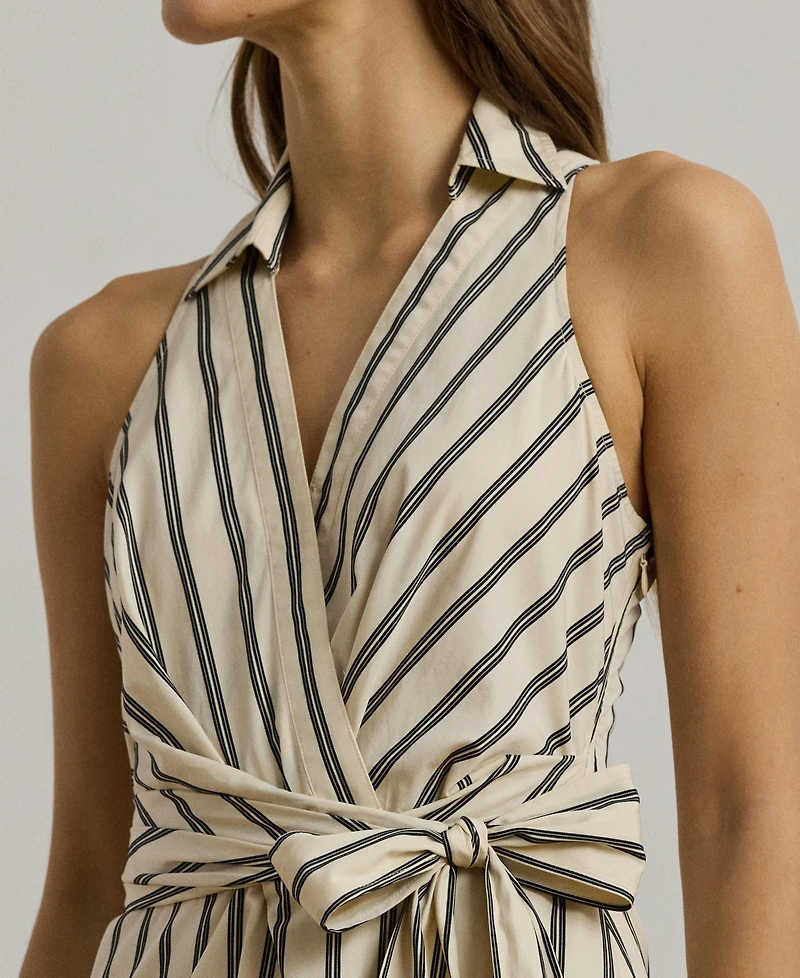 Lauren Ralph Women's Two-Tone Crepe Sleeveless Gown