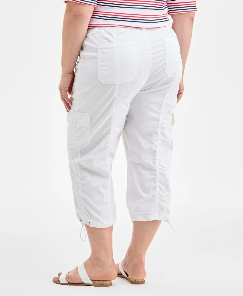 Style & Co Plus Cargo Capri Pants, Exclusively at Macy's