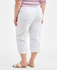 Style & Co Plus Cargo Capri Pants, Exclusively at Macy's