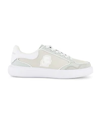 Karl Lagerfeld Paris Men's Side Patch Court Lace Up Sneakers