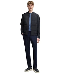 Boss by Hugo Men's Cotton-Blend Zip-Up Padded Jacket