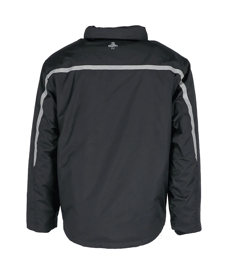 RefrigiWear Men's 3-in-1 Rainwear Jacket Waterproof Raincoat, Versatile All-Weather Outerwear, Breathable Design