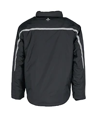 RefrigiWear Men's 3-in-1 Rainwear Jacket Waterproof Raincoat, Versatile All-Weather Outerwear, Breathable Design