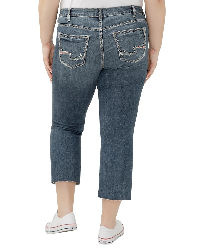 Silver Jeans Co. Plus Suki Mid Rise Curvy Fit Flare