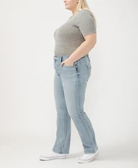 Silver Jeans Co. Plus Suki Mid Rise Curvy Fit Slim Bootcut