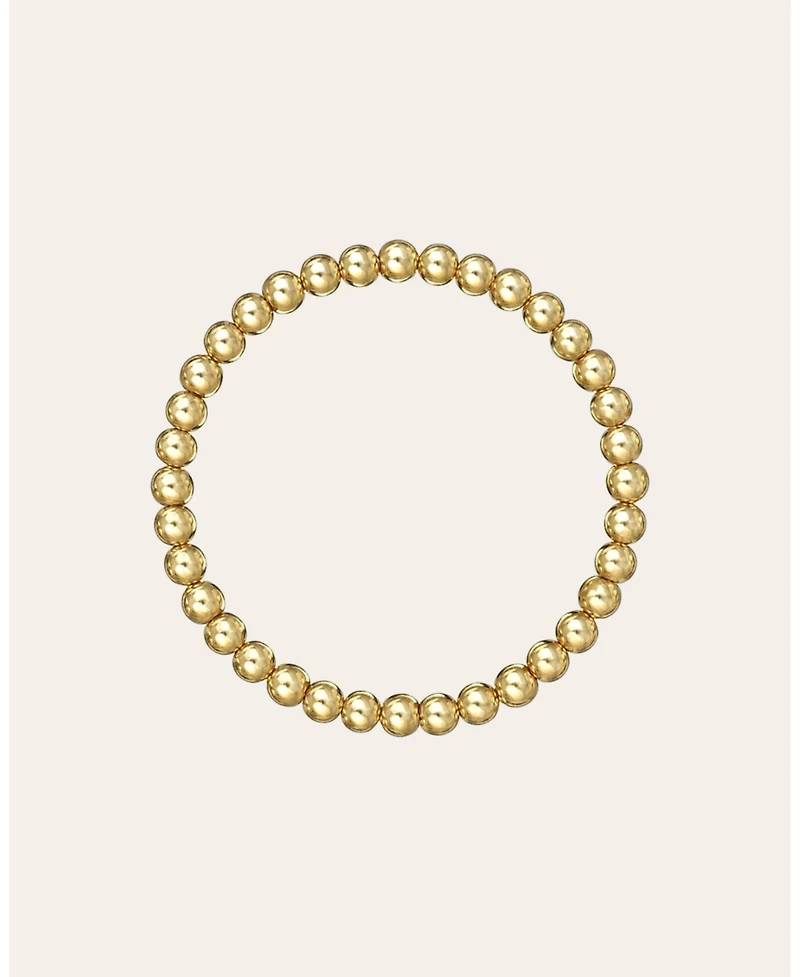 5mm Gold Bead Bracelet