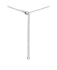 Adornia Fine Birthstone Necklace .925 sterling silver