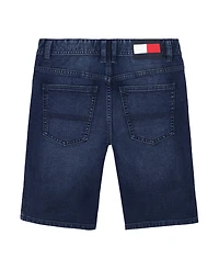Tommy Hilfiger Toddler and Little Boys Script Logo Denim Shorts