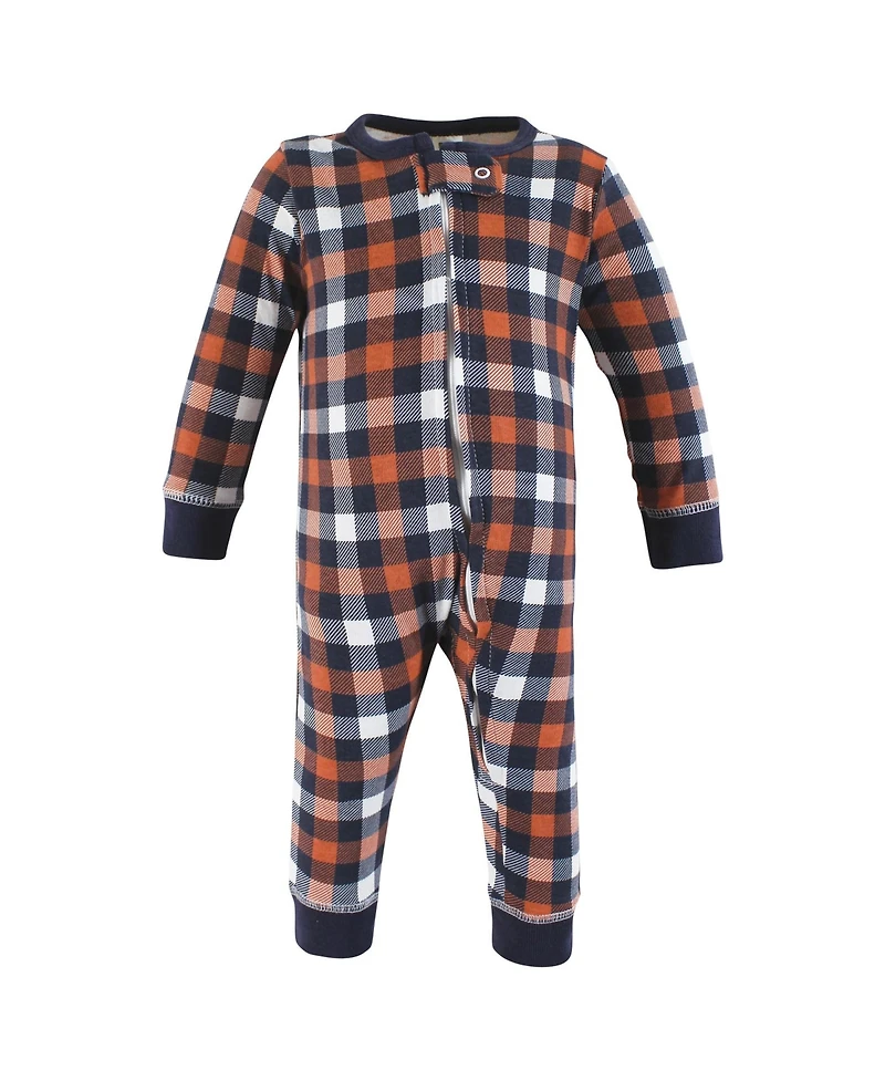 Hudson Baby Boys Unisex 2Pk Sleep and Play