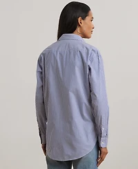 Lauren Ralph Women's Striped Long-Sleeve Shirt